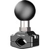 COZERI Supporto per manubrio da 10 mm a 16 mm, base di montaggio in alluminio, zona di serraggio, dotato di testa a sfera in TPU, supporto per cellulare da moto e bicicletta.