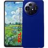 KEJI Cover Custodia in TPU, Morbido Custodia Cover Slim Anti Scivolo Custodia Protezione Posteriore Cover Antiurto per TCL 50 NXTPAPER 5G /TCL 50 PRO NXTPAPER 5G (BLU ELETTRICO)