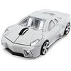 Aikchi LBJN - Mouse ottico wireless 3D per computer portatile, ergonomico, per computer portatile, colore: bianco