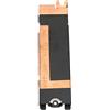 Dioche Dissipatore di Calore Xps 15 9510 Ssd Dissipatore di Calore Sinistro Xps 9520 Coperchio del Dissipatore di Calore Ssd in Lega di Alluminio Lega di Alluminio Robusto Durevole