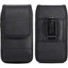 ABCTen Custodia a Cintura per Redmi Note 7 8 VMobile S9 Telefono Cellulare Custodia di Trasporto Holster Nylon Verticale Custodia Supporto Clip in Metallo