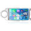 NHOPEEW 4+64G Radio Auto per Toyota Yaris 2012-2017 - Radio Android da 9 Pollici con Senza fili Carplay e Android Auto - Mirror Link 32EQ DSP Schermo Diviso + Telecamera di Retromarcia