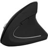 Denash Mouse Wireless Ad Alta sensibilità Design Ergonomico Verticale Tecnologia Senza Ritardi per l'home Office (BLACK)