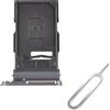 Cemobile Slot per schede SIM di ricambio per Samsung Galaxy S25 & S25 Plus (versione singola SIM) con anello di tenuta in gomma impermeabile + scomparto per carte SIM aperto (argento)