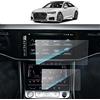 SKTU Pellicola Protettiva compatibile con Audi A6/A7 C8 2019-2023 2024 in Vetro Temperato Navigatore Protettiva Schermo anti-impronta (MMI 10,1'' + A/C anteriore 8,6'')