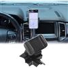 DIYUCAR Supporto per cellulare da auto compatibile con Ford Ranger 2015-2021, supporto per telefono cellulare per console centrale, ABS, girevole a 360° (stile A)