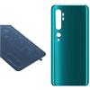 Senza Marchio (KIT) Copri Batteria + biadesivo compatibile con Xiaomi Mi CC9 Pro/Mi Note 10 / Mi Note 10 Pro Ricambio Vetro Posteriore Back Cover Retro Scocca + adesivo green