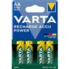 Varta 56706 - Confezione da 8 batterie ricaricabili NiMH AA Mignon 2100 mAh, confezione formato convenienza, pronte all'uso