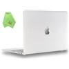 UESWILL, custodia rigida opaca per MacBook, morbida al tatto, include panno in microfibra, Clear, MacBook 12