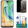SRJTEK Per Samsung Galaxy A23 5G Schermo LCD Samsung A23 5G Sostituzione Dello Schermo A23 5G Display LCD A236 Touch Digitizer Assembly SM-A236F, SM-A236U Kit Parti di Riparazione