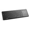 CSL-Computer Mini tastiera wireless 2 in 1 con touchpad - layout tastiera QWERTZ, ricevitore nano USB, ultra leggero, compatibile con Windows 10 e Windows 11