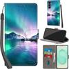 PHINIENLAND Cover per Samsung Galaxy S25 Plus Case PU Pelle Custodia [Kickstand] [Chiusura magnetica] [Slot per Schede], Portafoglio Flip Custodia per Samsung S25 Plus,Aurora