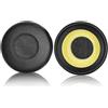 Rhinenet Cuscinetti auricolari di ricambio per cuffie Jabra Evolve 20 20se 30 30II 40 65 65 65 + cuscinetti in morbida pelle e memory foam