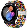 Niboow 20mm Cinturino per Huawei Watch GT 3 Pro 43mm/Watch GT 3 42mm/Watch GT 2 42mm/Watch 2/Watch 2 Pro/Watch 2 Sport, Nylon Intrecciato Cinturino per Honor Magic Watch 2 42mm - Iridescente