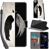 Haninsuze Cover per Huawei P10 Lite Custodia Cover Pelle Libro Portafoglio con Porta Carte Magnetica Protezione Antiurto Cuoio Flip Case Custodia Cover per Huawei P10 Lite, ala