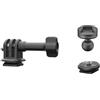 PGYTECH Set di sgancio rapido con testa sferica per telecamera d'azione CapLock compatibile con OSMO Action 4/3, per GoPro Hero 12/11/10, telecamere d'azione e smartphone