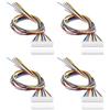 YINETTECH 4 Pezzi JST XH 2,54 Mm 13 Pin Adattatore Spina Femmina 26 AWG 300 Mm Connettore Cavo Per Strisce LED Di Illuminazione