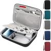 Arae Organizer Cavi da Viaggio - Porta Cavi Organizer Impermeabile 2 Strati con Scomparti Regolabili per Caricabatterie, Cavi USB, Accessori Tech, Custodia Compatta per Zaino e Viaggi, Nero