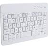VBESTLIFE Mini tastiera 59 tasti, tastiera Bluetooth, portatile, accessori per tablet, bianco, design color cioccolato, mini tastiera carina, per studenti, per casa/ufficio/scuola