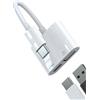 Kefiany Adattatore USB C a USB OTG Tipo C Caricatore Connettore (2 in 1) per iPhone 16/15 Pro MacBook iPad Compatibile con Samsung Cavo Dati Chiavetta Esterna