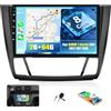 CAMECHO 8-CORE 2G+64G CAMECHO Android 15 Carplay Autoradio per BMW 1 Series E81 E82 E87 E88 con DSP Carplay Navi, Stereo con Schermo da 9 Pollici con Bluetooth Android Auto RDS 32EQ Mirror Link +Telecamera