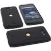 foto-kontor Custodia Compatibile con cellulari CrossCall Action X3 Cover in Gomma TPU di Colore Nero