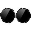 YIANERM Disco per Montaggio su Cruscotto Piastra adesiva dischi adesivi, Disco di Montaggio Adesivo Kit di Ricambio per Supporto Navigatore Satellitare/GPS/Dash Cam Ventosa (2-Pezzi, 80MM) (Nero)