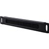 GeeekPi DeskPi - Pannello di ingresso cavi rack da 25,4 cm, 0,5 U, con striscia a spazzola, colore: nero