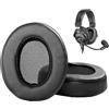 HTINDUSTRY BPHS1-XF4 Cuscinetti auricolari di ricambio per Audio Technica BPHS1 /BPHS1-XF4 Cuffia Cuscinetti per cuffie con Pelle proteica e memory foam