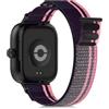 CHANRASI Cinturino Nylon Sport Compatibile con Xiaomi Redmi Watch 4/Xiaomi Mi Band 8 Pro, Regolabile, Rosa Porpora