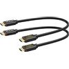 CableCreation Cavo Micro USB OTG da maschio a maschio, compatibile con dji Spark e Mavic, PS4, telefono e tablet Android, DAC e altro, 20 CM, nero