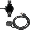 Annadue Cavo di Ricarica Magnetico per Smartwatch, Protezioni Multiple Integrate Compatibile con Modelli Popolari, Nero