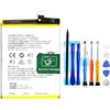 Vvuilsty Batteria di ricambio BLP765 per Oppo A96 4G CPH2333, ricaricabile 0 Cycle, compatibile con Oppo A96 4G CPH2333 con kit di riparazione