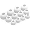 Okuli 12 x Gommini Auricolari in Silicone Ricambio per Samsung Galaxy Buds 3 Auricolari Cuffie in Bianco