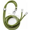 N NEWTOP Cordino Tracolla Regolabile Cinghia Laccetto Corda TPU da Cover Appendere Catena Rimovibile Estate Mare Sport Fitness Inverno Montagna Universale per Cellulare Smartphone (Verde)