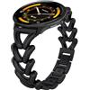 KeHowy 22mm Cinturino per Garmin Venu 4 45mm/Venu 3 45mm/Forerunner 265/255/255 Music/570 47mm/vivoactive 4/Venu2/Active, Metallo Cinturini per Huawei Watch GT 6 46mm/GT 6 Pro 46mm - Nero