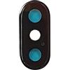 Smartex® Cornice con Lente per Camera Posteriore Compatibile con iPhone XS Max - Nero