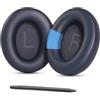 YunYiYi Space Q45 - Cuscinetti auricolari di ricambio compatibili con cuffie Anker Soundcore Space Q45, in pelle proteica, ricambio (blu)