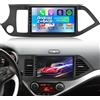 NHOPEEW 2+64G Android CarPlay Stereo per KIA Picanto 2012-2016 - Radio touchscreen da 9 pollici con CarPlay wireless Android Auto - WiFi GPS Mirror Link EQ RDS + Telecamera di backup e microfono