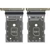YuYue Electronic Sostituzione con doppio SIM del porta-slot del vassoio compatibile con Samsung Galaxy S23 / S23 + + 5G crema