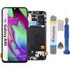 It'Go Full INCELL Display per Samsung A40 A405 LCD Schermo di Ricambio Touch Screen con Strumento Nero con Telaio di Alta Qualità
