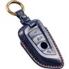 OFF WE GO Cover Chiavi in Pelle Custodia Chiave con Portachiavi Guscio Chiavi Copertina Chiave per BMW X1 X2 X3 X5 X6 series 1 2 3 5 6 7 series Coprichiave Macchina Copri Chiavi, Blu