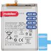 MOBILEX® Batteria interna per Samsung Galaxy A22 (4G) / A31 (4G) / A32 (4G) / F22 (4G) (EB-BA315ABY) Ricambio | 5000mAh - OEM | Capacità originale