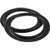 Fafeicy Anelli surround per altoparlanti in gomma, 2 pezzi, diametro interno 142 mm esterno 196 mm, per riparazione woofer