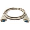 System-S D Sub cavo 3m 9 pin femmina a femmina RS232 DB9 adattatore grigio
