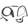 HYSHIKRA Cavo adattatore audio universale per radio a 2 vie da jack 3,5 a multi-pin con auricolare PTT jack 3,5 mm Compatibile con Midland G7pro G8 G9pro M24Plus M48 M99 G6XT G7XTR (forma G)