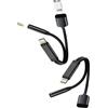zoyuzan Adattatore jack da Lightning a 3,5 mm per iPhone 14 13 (2 pezzi) per Apple MFI Certified Cavo di ricarica Auto AUX Audio Headphone Jack Splitter 2 in 1 per iPad presa cuffie caricatore convertitore