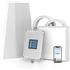 ORBOCOM Amplificatore Segnale Cellulare Banda 1/8/20 Ripetitore GSM LTE 4G 3G 2G Per la Casa Ufficio Supporta Wind Tre TIM Vodafone,ecc Con APP di Autosviluppo,Guadagno Regolabile 70dB