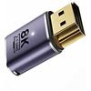 NFHK HDMI Maschio a HDMI 2.1 Femmina UHD Estensione Oro Convertitore Adattatore Supporto 8K 60hz HDTV