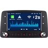 RYUIXPUL Autoradio RYUIXPUL con CarPlay wireless e Android Auto per Fiat Panda 169 (2003-2012) |Sistema Linux| Avvio rapido 2S | Qualità audio OEM | Bluetooth, EQ, suono HiFi, USB, radio FM/AM